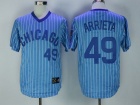 Chicago Cubs #49 Jake Arrieta Blue Turn Back Pull Over Jersey