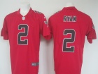 Atlanta Falcons #2 Matt Ryan Red Color Rush Limited Football Jersey