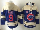 Chicago Cubs #9 Javier Baez Blue Baseball Hoodie