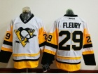 Pittsburgh Penguins #29 Marc-Andre Fleury White Hockey Jersey