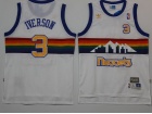 Denver Nuggets #3 Allen Iverson White Rainbow Hardwood Classics Jersey