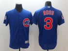 Chicago Cubs #3 David Ross Blue Flexbase Jerseys