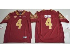 Florida State Seminoles #4 Dalvin Cook Red With White Nmae College Football Jersey