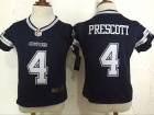 Dallas Cowboys #4 Dak Prescott Blue Toddler Jersey