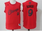 Chicago Bulls #9 Rajon Rondo Red 2017 Christmas Day Basketball Jersey