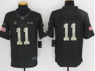 Dallas Cowboys #11 Cole Beasley Anthracite Salute to Service Limited Football Jersey