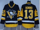 Pittsburgh Penguins #13 Nick Bonino Black Yellow Hockey Jersey