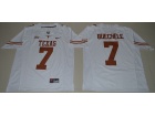 2016 Texas Longhorns #7 Shane Buechele White College Football Limited Jersey