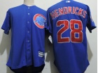 Chicago Cubs #28 Kyle Hendricks Blue Soft Cool Base Jerseys