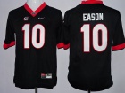 Youth Georgia Bulldogs #10 Jacob Eason Black College Football Limited Jerseys