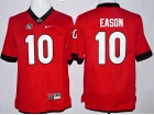 Youth Georgia Bulldogs #10 Jacob Eason Red College Football Limited Jerseys