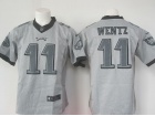 Philadelphia Eagles #11 Carson Wentz Gridiron Gray Limited Football Jersey