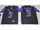 2016 Washington Huskies #3 Jake Browning Black College Football Limited Jersey