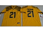 2016 Oregon Duck #21 Royce Freeman Yellow College Football Electric Lightning Limited Jerseys