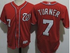 Washington Nationals #7 Trea Turner Red Flexbase Jerseys