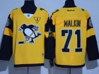 Pittsburgh Penguins #71 Evgeni Malkin Yellow 2017 Staduim Series Hockey Jerseys