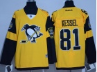 Pittsburgh Penguins #81 Phil Kessel Yellow 2017 Staduim Series Hockey Jerseys