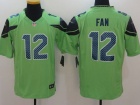 Seattle Seahawks #12 Fan Green Limited Football Jersey