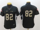 Women Dallas Cowboys #82 Jason Witten Anthracite Salute to Service Limited Football Jersey