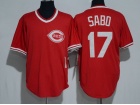 Cincinnati Reds #17 Chris Sabo Red Throwback Jersey