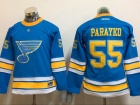 Women St.Louis Blues #55 Colton Parayko Blue 2017 Winter Classic Hockey Jersey