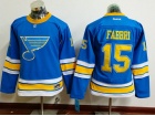 Women St.Louis Blues #15 Robby Fabbri Blue 2017 Winter Classic Hockey Jersey