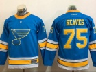 Youth St.Louis Blues #75 Ryan Reaves Blue 2017 Winter Classic Hockey Jersey