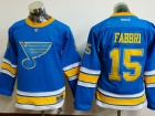 Youth St.Louis Blues #15 Robby Fabbri Blue 2017 Winter Classic Hockey Jersey