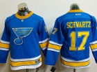 Youth St. Louis Blues #17 Jaden Schwartz Blue 2017 Winter Classic Hockey Jersey