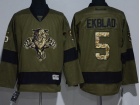 Florida Panthers #5 Aaron Ekblad Green Salute To Service Hockey Jersey