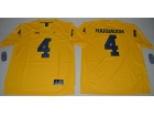 Jordan Brand Michigan Wolverines #4 Jim Harbaugh Yellow College Football Limited Jersey