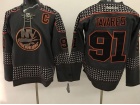 New York Islanders #91 John Tavares Gray Shadow Hockey Jersey