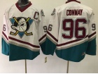 Anaheim Ducks #96 Charlie Conway White Hockey Jerseys