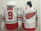 Detroit Red Wings #9 Gordie Howe White 2017 Winter Classic Hockey Hoodie