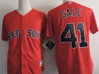 Boston Red Sox #41 Sale Red New Cool Base Jersey