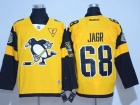 Pittsburgh Penguins #68 Jaromir Jagr Yellow 2017 Staduim Series Hockey Jerseys