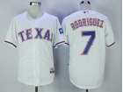 Texas Rangers #7 Ivan Rodriguez White Cool Base Jerseys