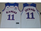 2016 Youth Kansas Jayhawks #11 Josh Jackson White College Basketball Authentic Jersey