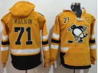 Pittsburgh Penguins #71 Evgeni Malkin Yellow 2017 Staduim Series Hockey Hoodies