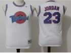 Youth Space Jam Tune Squad #23 Michael Jordan White Basketball Jerseys