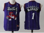 Youth Toronto Raptors #1 Tracy McGrady Purple Basketball Jerseys