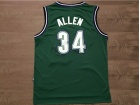 Milwaukee Bucks #34 Ray Allen Green Stitched Basketball Jerseys