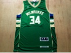 Milwaukee Bucks #34 Giannis Antetokounmpo Green Stitched Basketball Jerseys