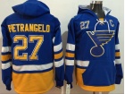 St.Louis Blues #27 Alex Pietrangelo Blue 2017 Winter Classic Hockey Hoodies