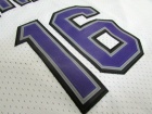 Sacramento Kings #16 Peja Stojakovic White Basketball Jerseys