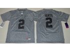 Youth Heather Gray Alabama Crimson Tide #2 Jalen Hurts Gridiron Gray Football Limited Jerseys