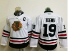 Youth Chicago Blackhawks #19 Jonathan Toews White 2017 Winter Classic Hockey Jersey