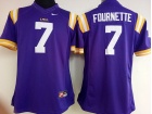 Women LSU Tigers #7 Leonard Fournette Purple Limited Jersey