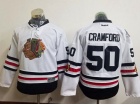 Youth Chicago Blackhawks #50 Corey Rawford White 2017 Winter Classic Hockey Jersey