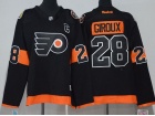 Women Philadelphia Flyers #28 Claude Giroux Black 2017 Staduim Series Hockey Jerseys